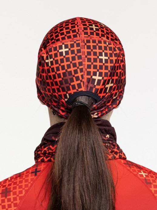 Шапка Moax Sirius Pony Tail 23524M/90000 красный OS