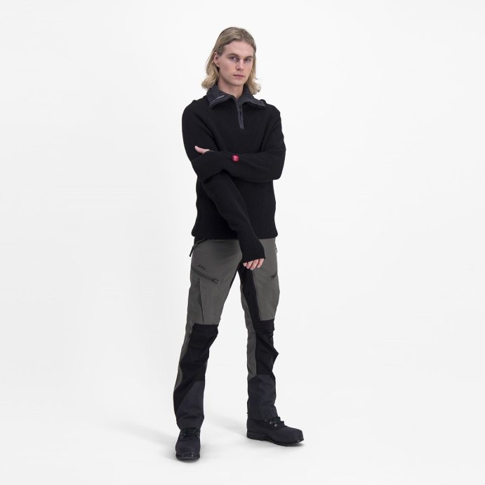 Свитер ULVANG Rav 77005/10005 черный/угольн. в Твери