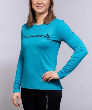 Футболка FISCHER Logo Long жен. (син.) GR8223-500
