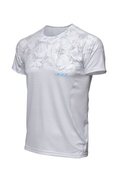 Футболка KV+ SPRINT T-shirt man, white\grey, 23S01.0