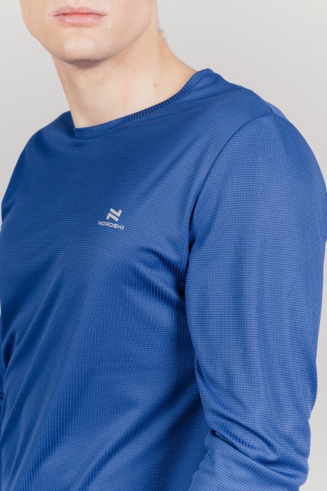 Футболка Nordski Training Saphire с длинным рукавом NSM911052