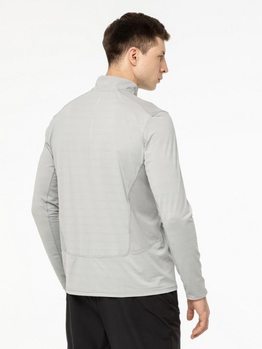 Лонгслив Moax Flame на молн. 1/2 муж. MX114631/11200 серый меланж