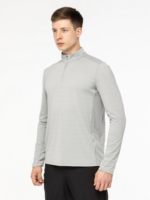 Лонгслив Moax Flame на молн. 1/2 муж. MX114631/11200 серый меланж