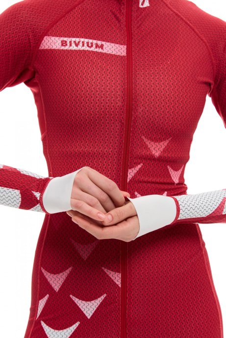 Костюм гоночный Bivium Спринт жен. белый_красный в Мурманске