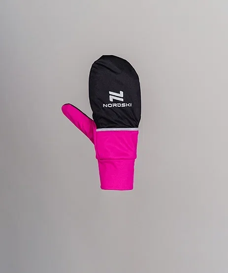 Варежки-перчатки Nordski Pro Black/Fuchsia NSU225928