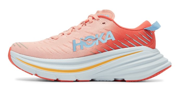 Кроссовки Hoka W BONDI X Camellia/Peach Parfait