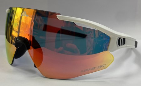 Очки NEON LEGKOV NOVA white mirror red (2 линзы) в Мурманске