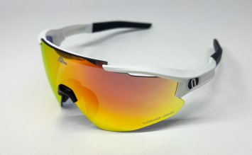 Очки NEON LEGKOV NOVA white mirror red (2 линзы)