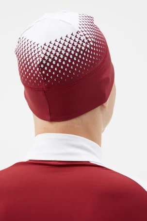 Шапка Bivium &quot;Энергия 2.0&quot; бордовый_белый S (54)