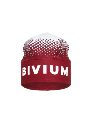 Шапка Bivium &quot;Энергия 2.0&quot; бордовый_белый S (54)
