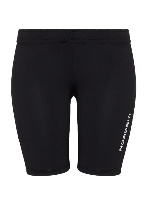 Шорты обтягивающие Nordski Premium Jr. Run Black/Breeze NSJ152028 в Мурманске