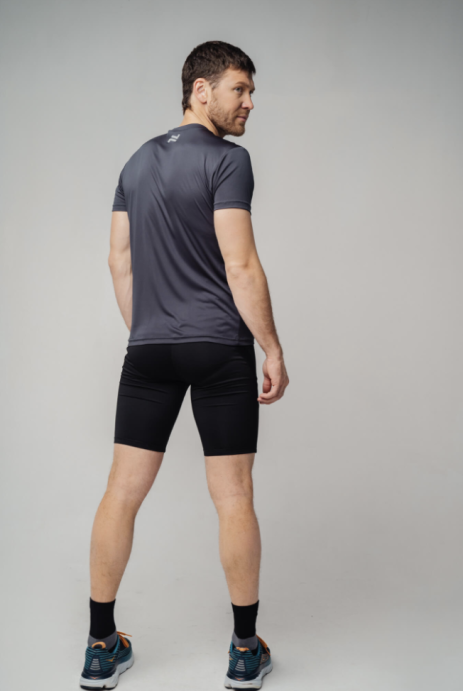 Шорты обтягивающие Nordski Premium Jr. Run Black/Breeze NSJ152028 в Мурманске