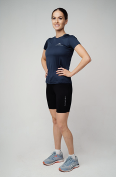 Шорты обтягивающие Nordski Premium Jr. Run Black/Breeze NSJ152028