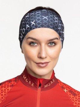 Повязка Moax Sirius 23521M/10010 чёрный принт OS