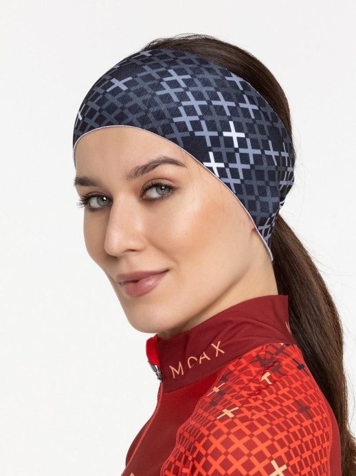 Повязка Moax Sirius 23521M/10010 чёрный принт OS