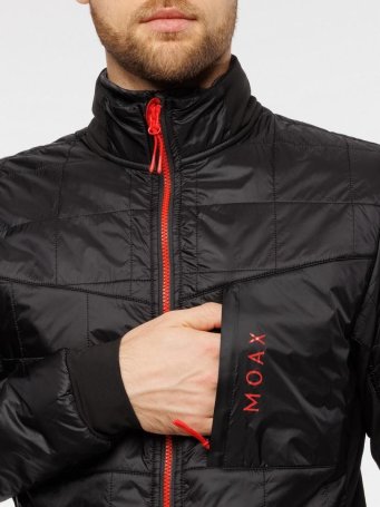 Куртка MOAX Royal муж. MX314271/10090 черный/красный