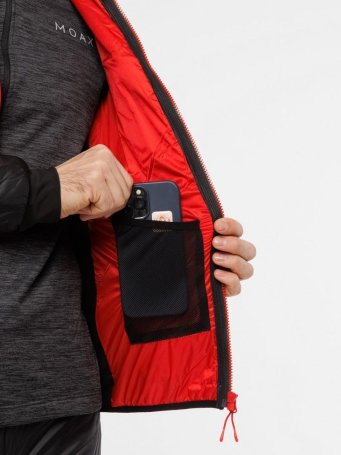 Куртка MOAX Royal муж. MX314271/10090 черный/красный