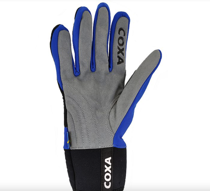 Перчатки COXA Racing чёрно/син.