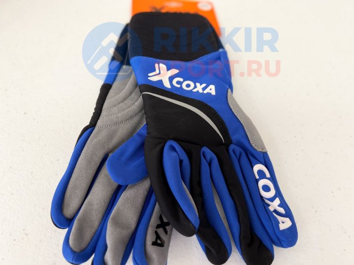 Перчатки COXA Racing чёрно/син.