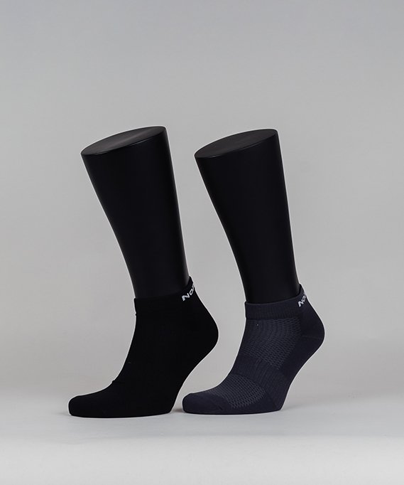 Носки Nordski Run Black/Grey (2 пары) NSV406201