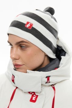 Шапка Bivium Арех  белый_графитовый M (58)