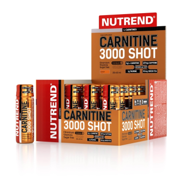 Карнитин шот Carnitine 3000 shot Nutrend 20шт по 60 мл. (Апельсин)