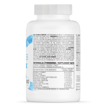 Витамин B Комплекс OstroVit Vitamin B Complex 90 таб.