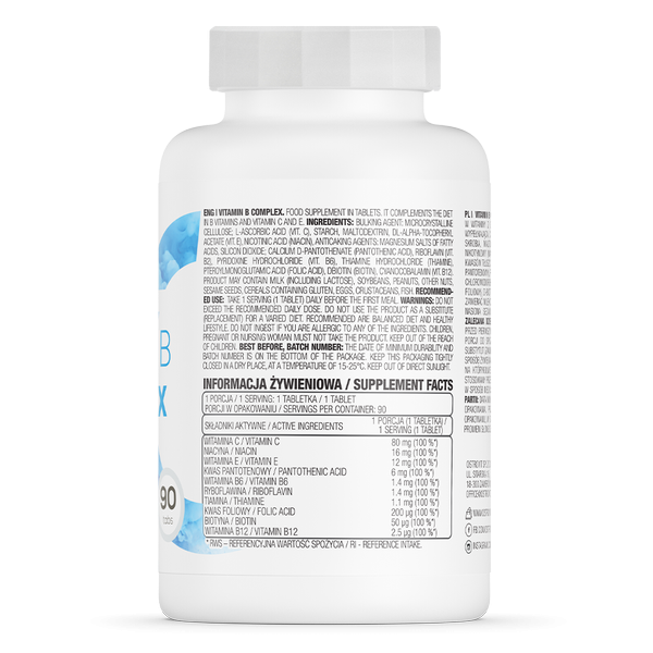 Витамин B Комплекс OstroVit Vitamin B Complex 90 таб. в Санкт-Петербурге