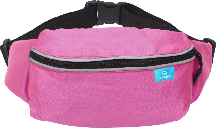 Поясная сумка FOXO3 объемная розовая