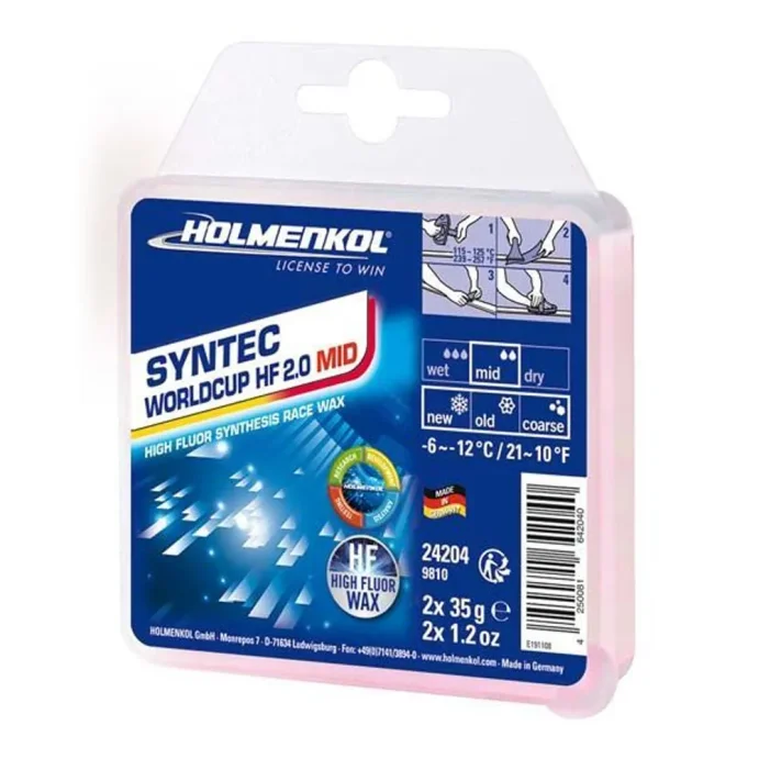 Парафин Holmenkol Syntec WorldCup HF 2 MID 2x35g в Санкт-Петербурге