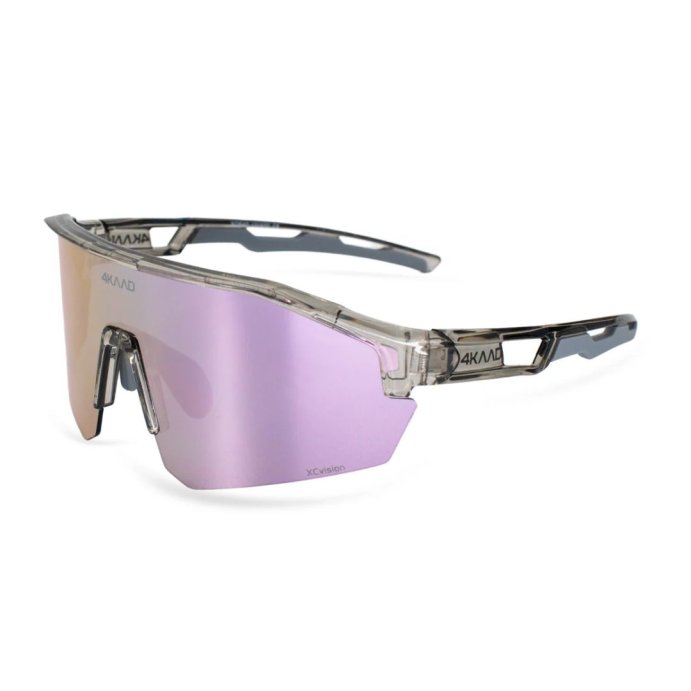 Очки 4KAAD VOLARIC, прозр./сер. оправа, роз. линза в 