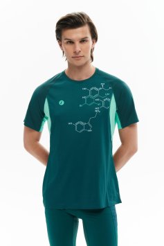 Футболка Bivium Темп 3.0 муж. сине-зеленый