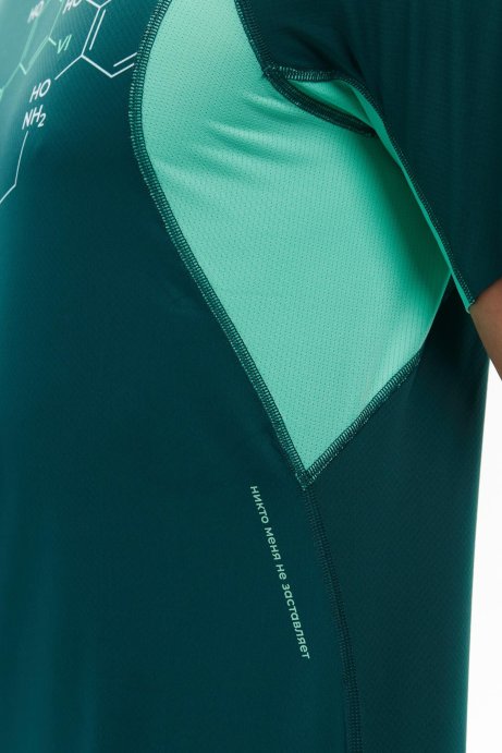 Футболка Bivium Темп 3.0 муж. сине-зеленый в Санкт-Петербурге