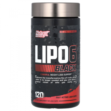 Жиросжигатель Lipo 6 Black NUTREX 120 капс.