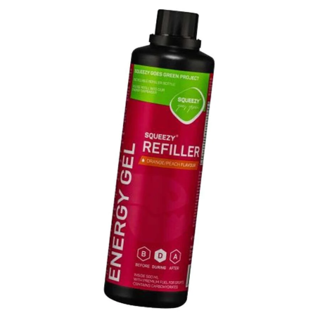 Гель энергетический с электролитами ENERGY GEL Squeezy 500мл. (апельсин-персик)
