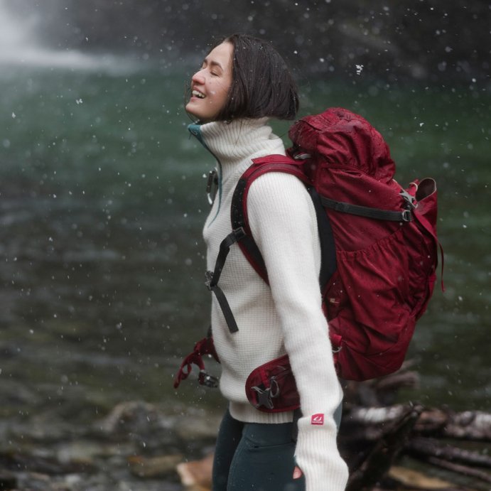 Свитер ULVANG Rav 77005/00240 ваниль/зелен. в Твери