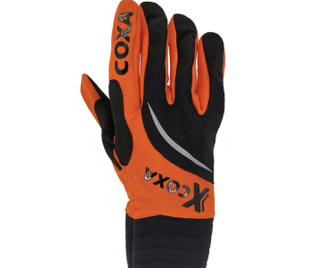 Перчатки COXA Racing чёрно/оранжевые