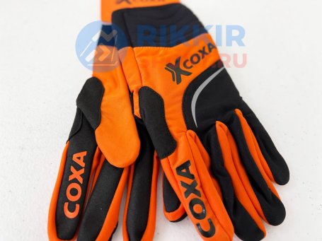 Перчатки COXA Racing чёрно/оранжевые