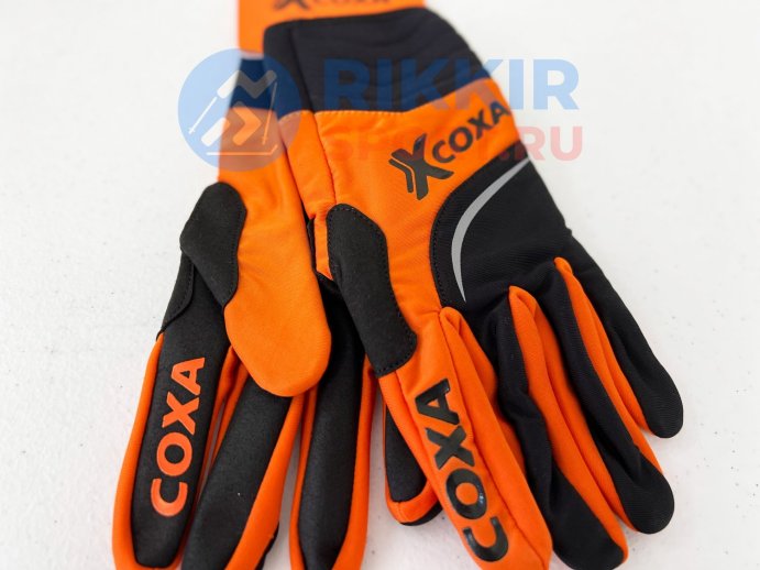 Перчатки COXA Racing чёрно/оранжевые