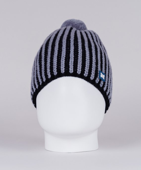 Вязанная шапка Nordski Wool Black/Grey NSV482201