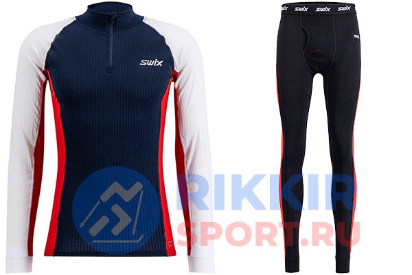 КОМПЛЕКТ SWIX RaceX с воротн. муж. 40821/75100 темно-синий в Твери