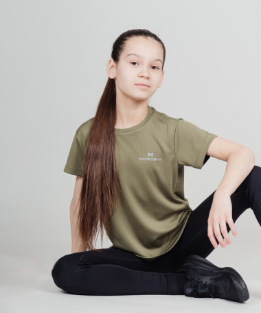 Футболка Nordski Jr. Run Olive NSJ419425