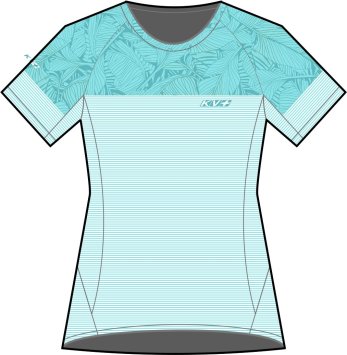 Футболка KV+ SPRINT T-shirt woman, turquoise 23SW01.2