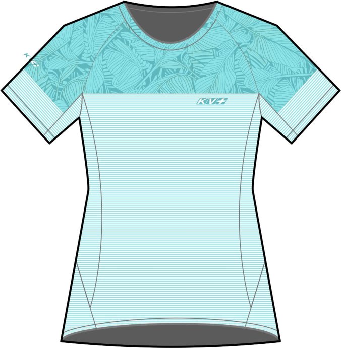 Футболка KV+ SPRINT T-shirt woman, turquoise 23SW01.2