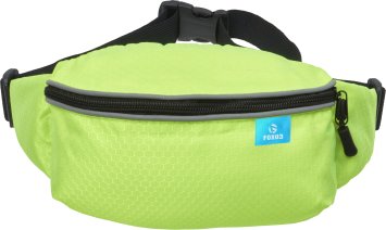 Поясная сумка FOXO3 объемная лимон