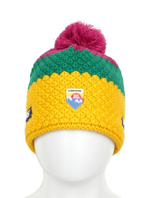 Шапка VIKING Graceland Magenta/Yellow