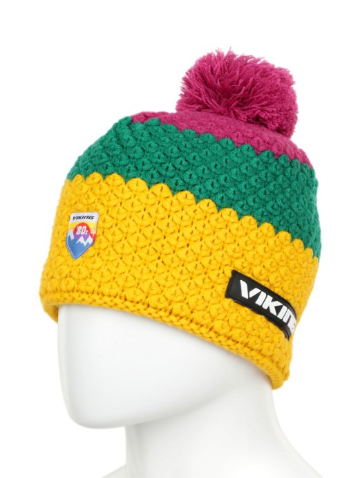 Шапка VIKING Graceland Magenta/Yellow