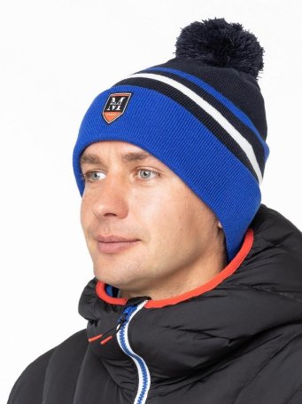 Шапка MOAX Blizzard 23631M/75102 синий/василек 58