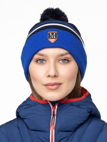 Шапка MOAX Blizzard 23631M/75102 синий/василек 58