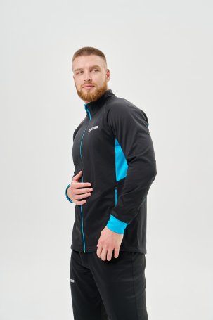 Тренировочная куртка Nordski Core Black/Breeze NSM657058